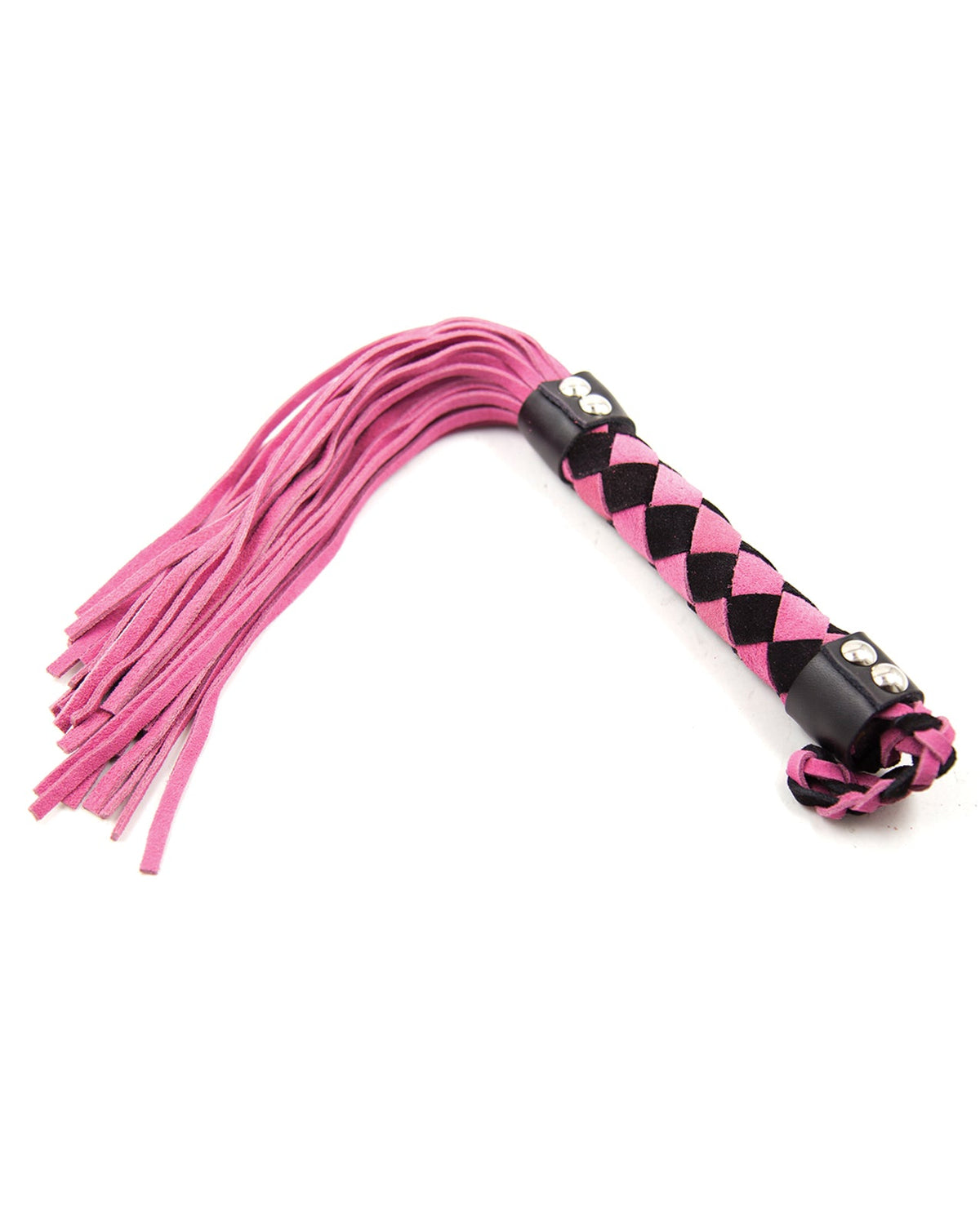 Plesur Plesur 15" Leather Flogger - Pink