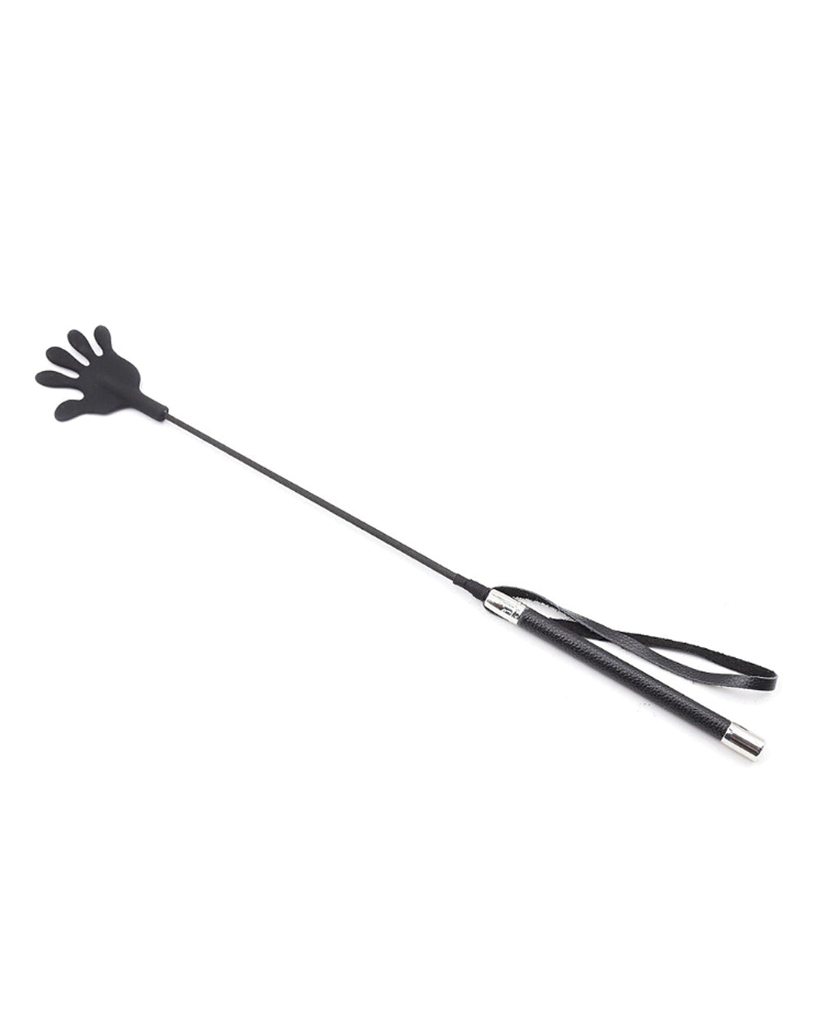 Plesur Plesur 22" Hand Shaped Silicone Crop - Black