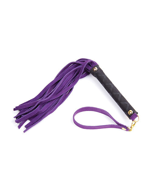 Plesur Plesur Mini Leather Flogger - Purple