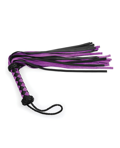 Plesur Plesur 22" Leather Flogger - Purple