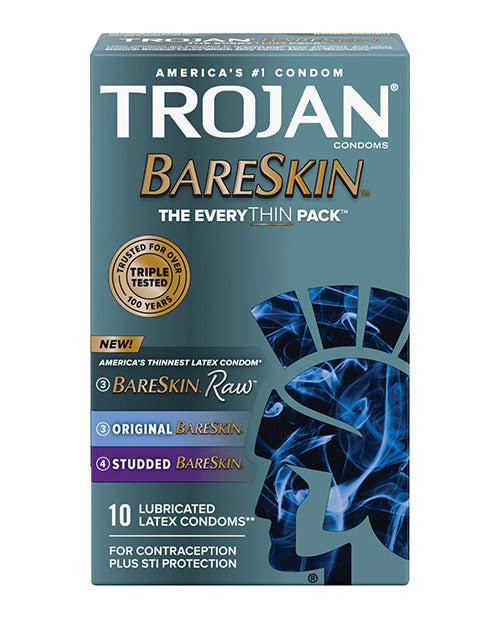 Trojan Trojan BareSkin EveryTHIN Condoms - Variety Pack of 10