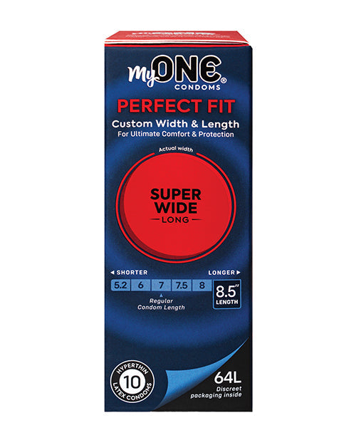 One My One Super Wide & Long Condoms - Pack of 10