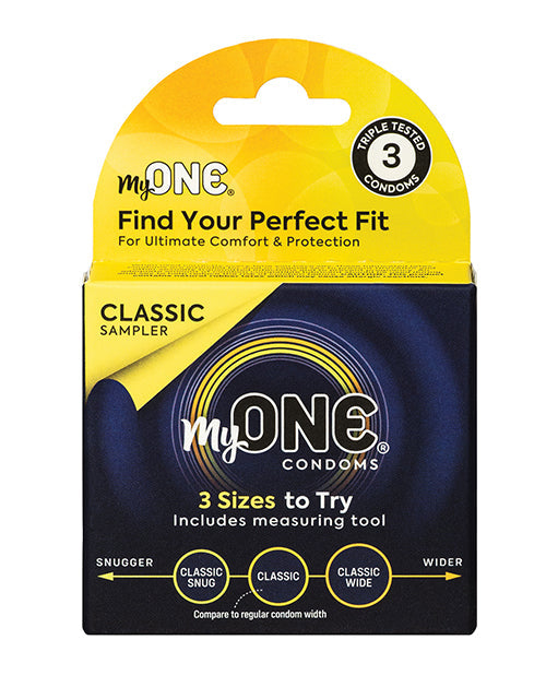 One My One Classic Sampler Condoms - Pack of 3