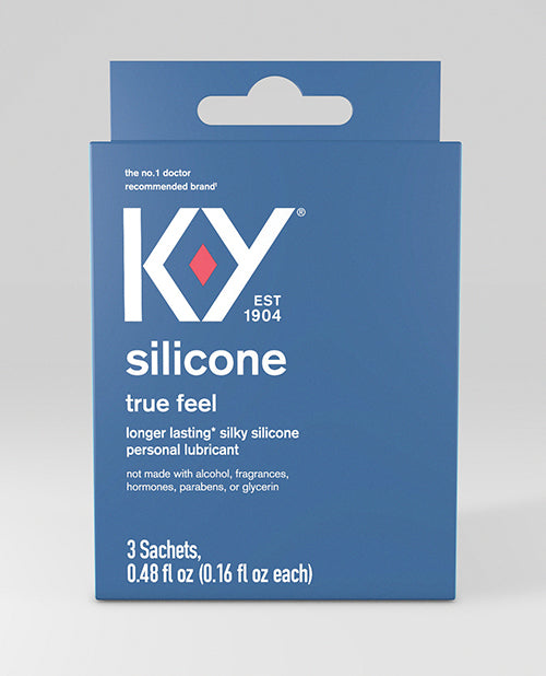 K-Y K-Y Silicone True Feel Lube Pack of 3 Satchet