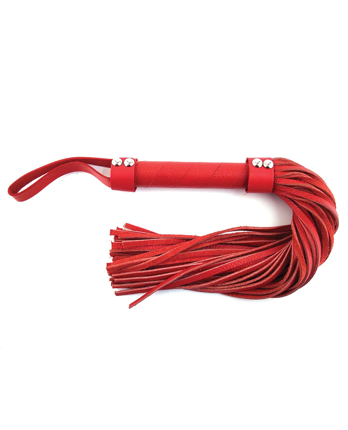 Rouge Rouge Short Leather Flogger - Red