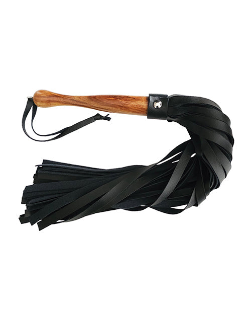Rouge Rouge Fetish Play Vegan Flogger - Black