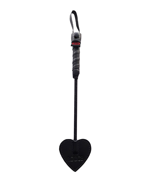 Rouge Rouge Mini Leather Spade Paddle - Black