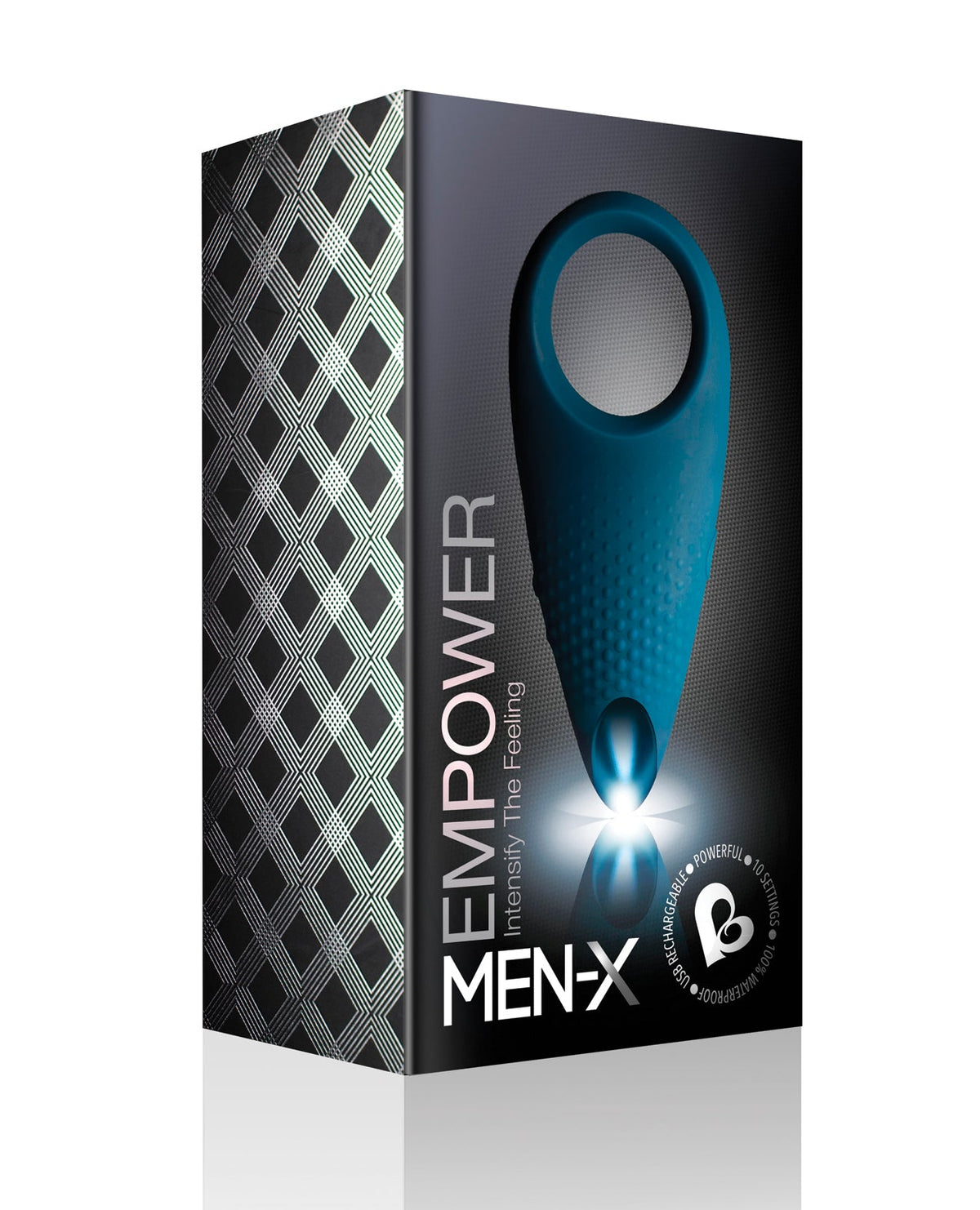Rocks Off Rocks Off Men-X Empower Couples Stimulator - Blue