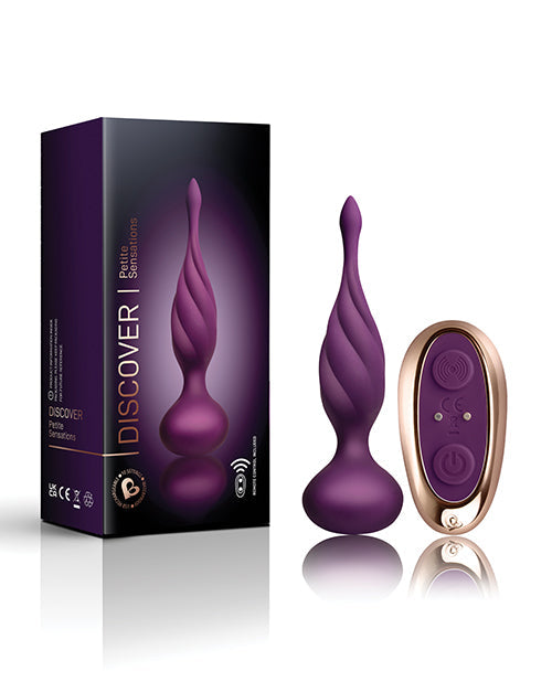 Rocks Off Rocks Off Petite Sensations Discover Plug w/Remote - Purple