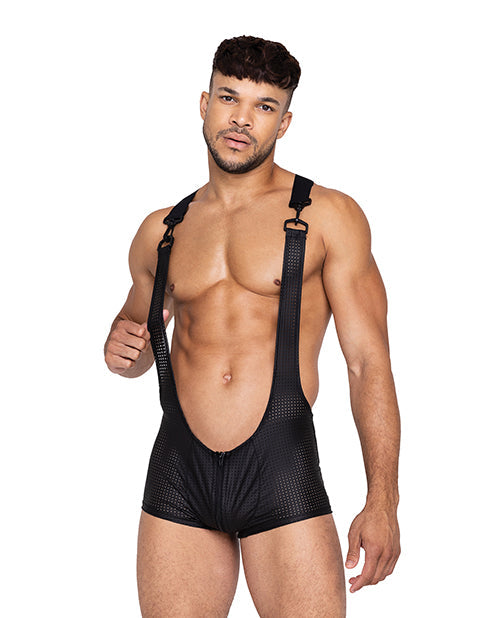 Roma Confidential Master Singlet w/Hook & Ring Closure & Contoured Zipper Pouch Black SM