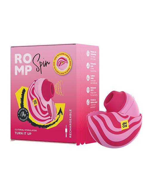 ROMP ROMP SPIN Travel Rechargeable Clitoral Stimulator - Pink