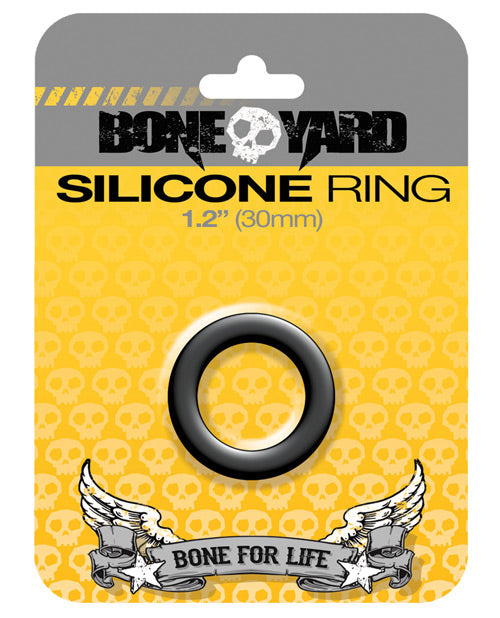 Boneyard Boneyard 1.2" Silicone Ring - Black