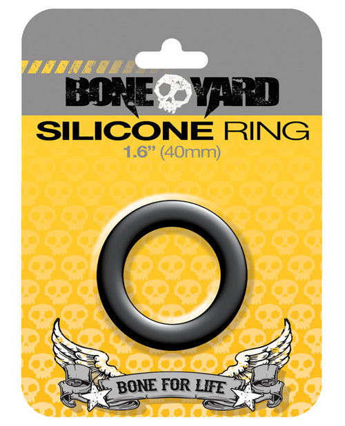 Boneyard Boneyard 1.6" Silicone Ring - Black