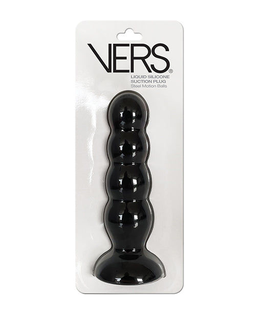 VERS VERS Liquid Silicone Suction Plug - Black