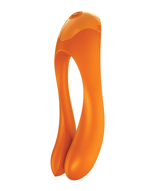 Satisfyer Satisfyer Candy Cane Finger Vibrator - Orange