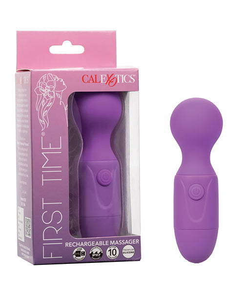 First Time First Time Rechargeable Vibrator Massager - Purple