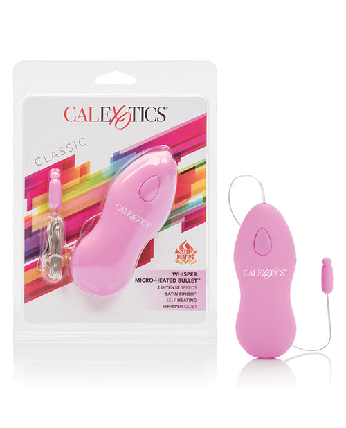 California Exotic Bullets Whisper Micro Heated Bullet - Pink