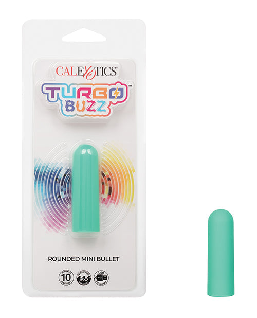Turbo Buzz Turbo Buzz Rounded Mini Bullet Stimulator - Green