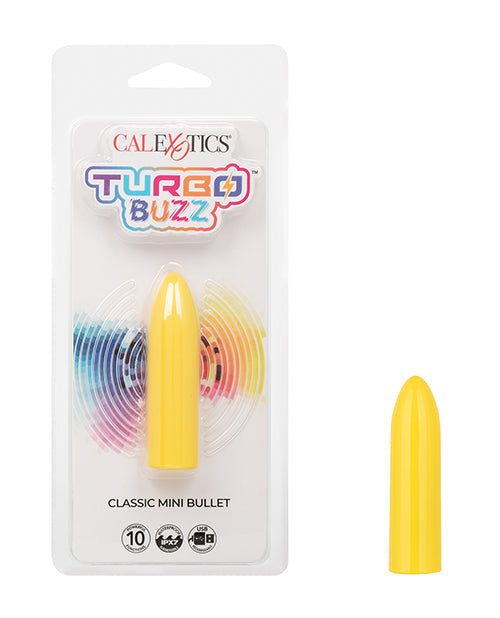 Turbo Buzz Turbo Buzz Classic Mini Bullet Stimulator - Yellow