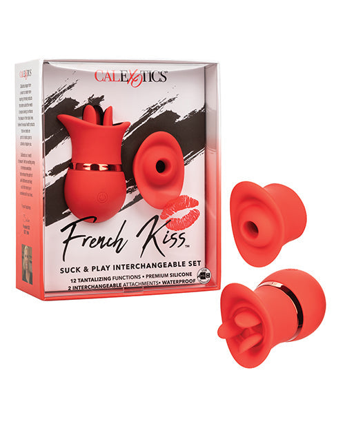 French Kiss French Kiss Suck & Play Interchangeable Set - Red