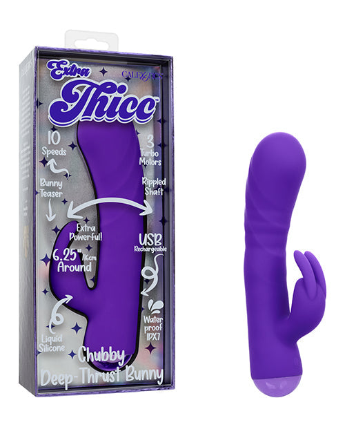 California Exotic Novelties Extra ThiccChubbyDeep-Thrust Bunny