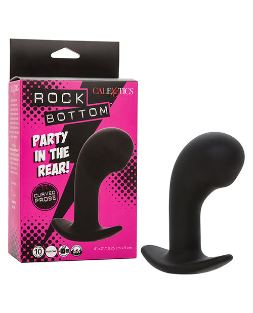 Rock Bottom Rock Bottom Curved Prostate Probe - Black