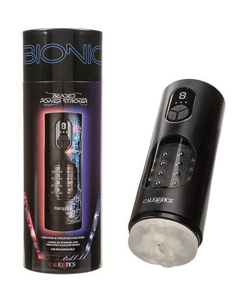 Bionic Bionic Beaded Power Stroker - Black