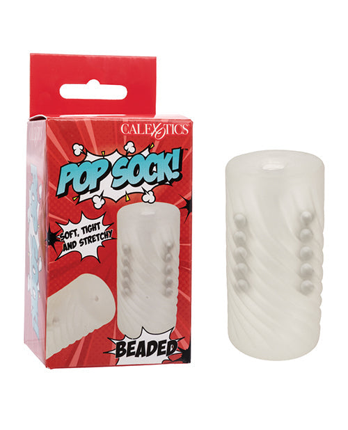 Pop Sock Pop Sock! Beaded Stroker - Clear