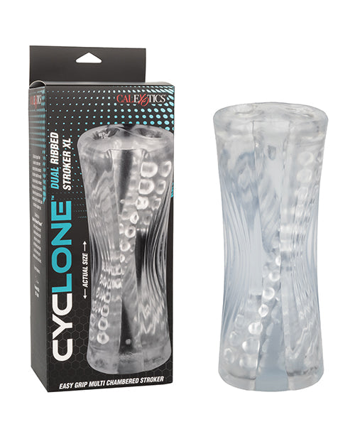Cyclone Cyclone Dual Ribbed Stroker XL - Clear