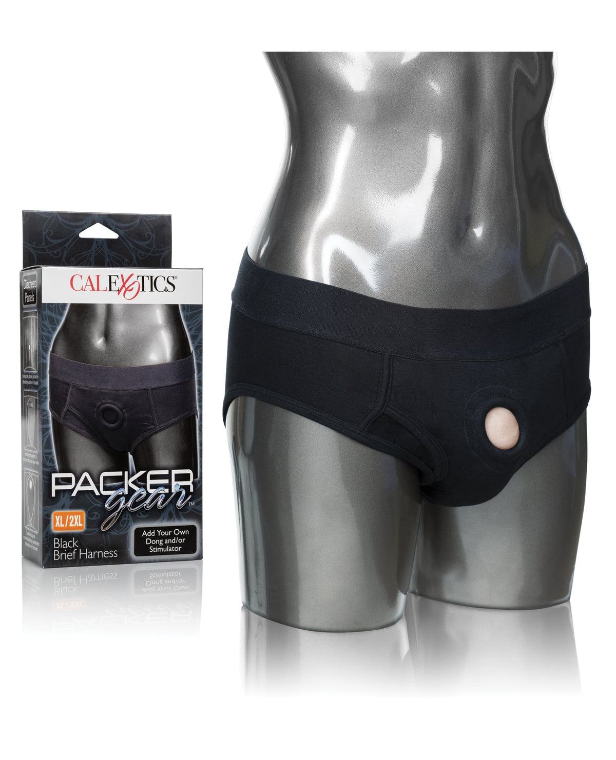Packer Gear Packer Gear Brief Harness XL/2XL - Black