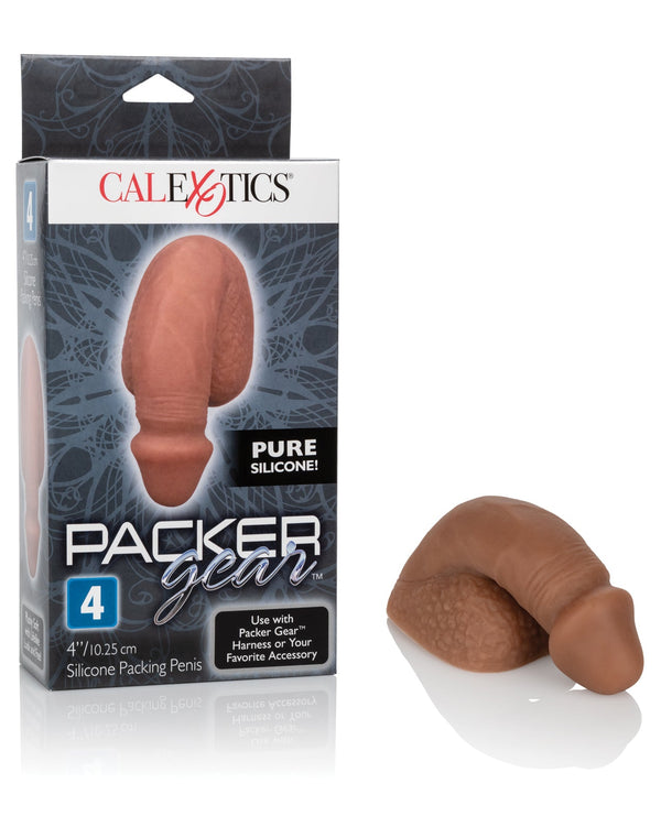 Packer Gear Packer Gear 4" Silicone Packing Penis - Brown
