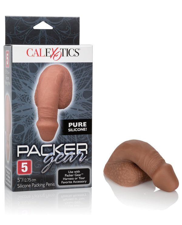 Packer Gear Packer Gear 5" Silicone Packing Penis - Brown