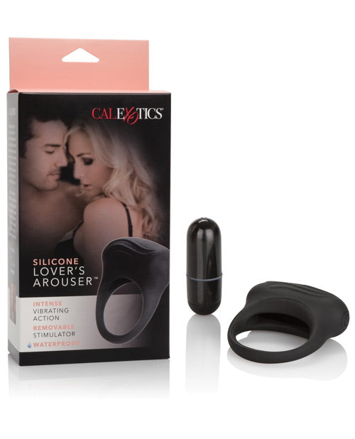 Couple's Enhancers Lovers Silicone Arouser - Black