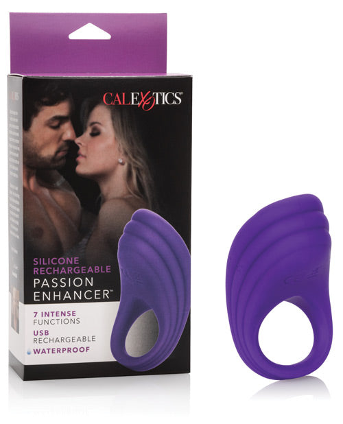 Couple's Enhancers Silicone Rechargeable Passion Enhancer - Purple