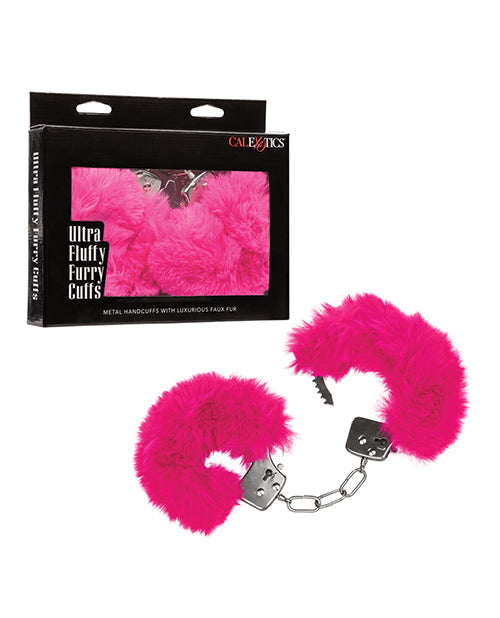 California Exotic Novelties Ultra Fluffy Furry Cuffs - Pink