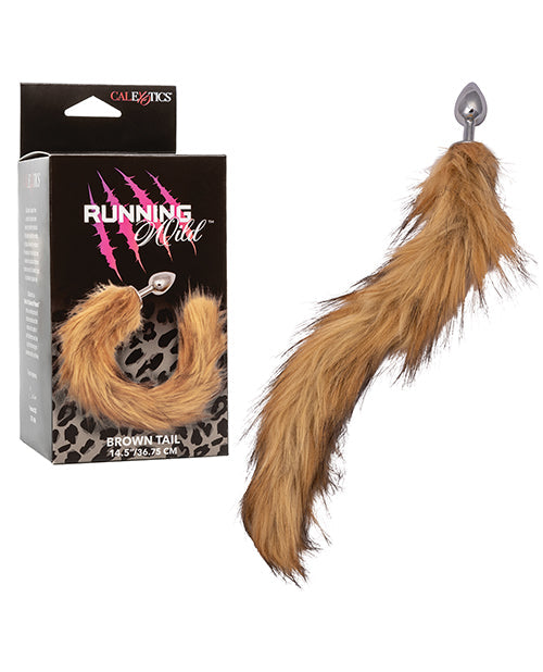 Running Wild Running Wild Brown Tail Metallic Anal Probe