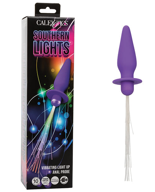 Southern Lights Southern Lights Rechargeable Vibrating Light Up Anal Probe - Purple