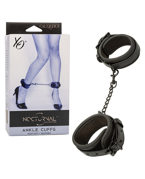 Nocturnal Nocturnal Collection Adjustable Ankle Cuffs - Black
