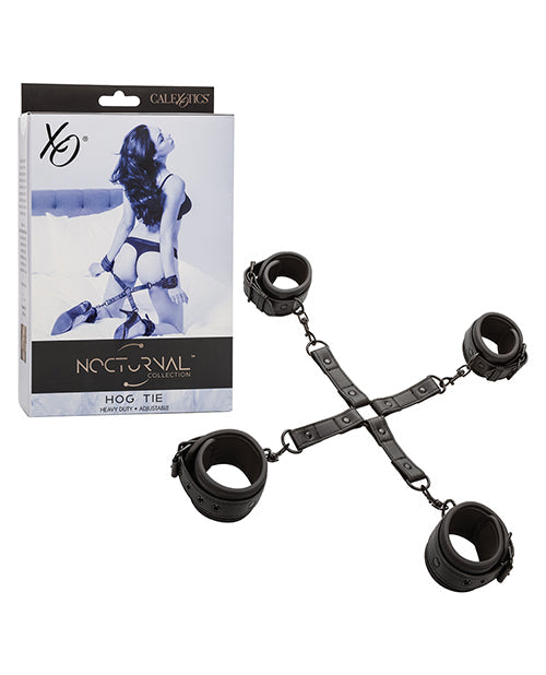 Nocturnal Nocturnal Collection Adjustable Hog Tie - Black