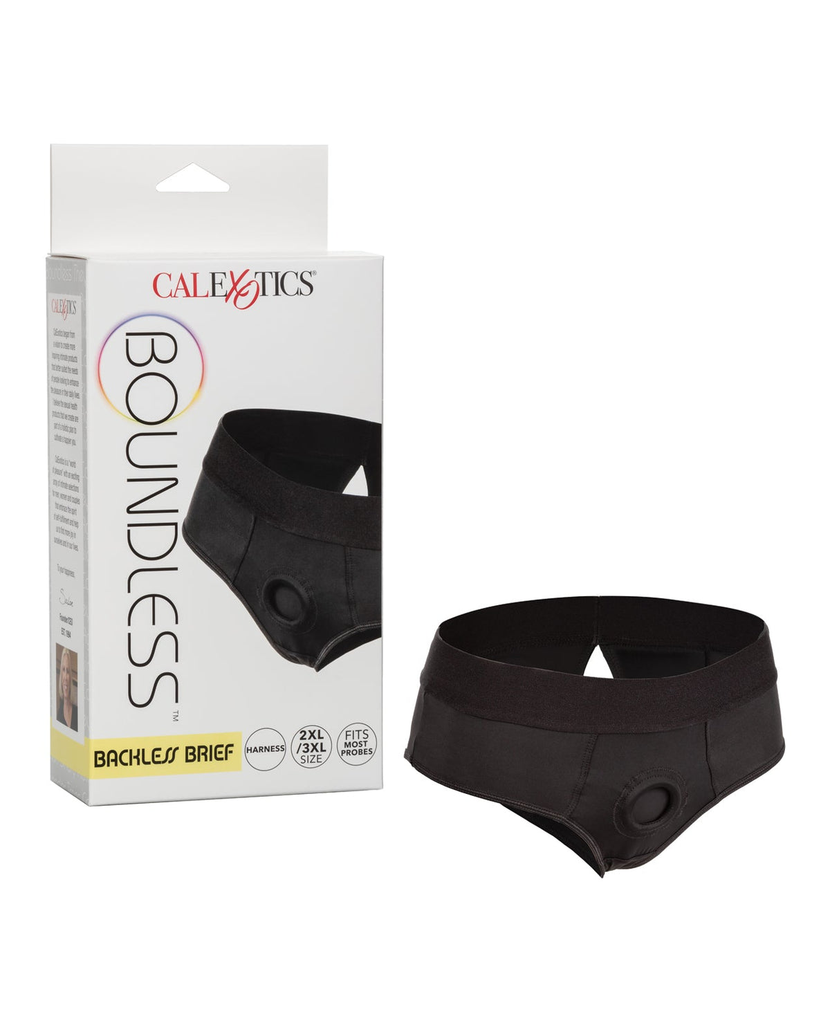 Boundless Boundless Backless Brief 2XL/3XL - Black