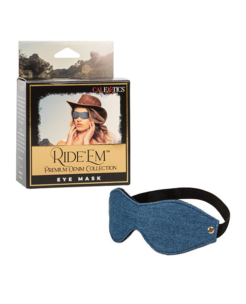 Ride 'Em Ride 'Em Premium Denim Collection Eye Mask