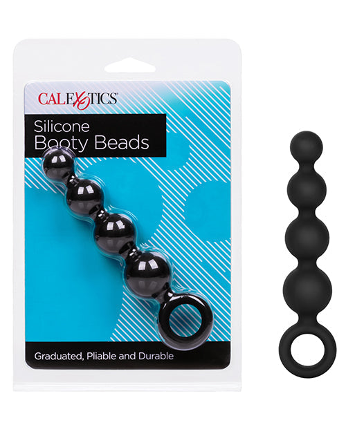 CalExotics Anal Toys NO ETA Calexotics Silicone Booty Beads - Black
