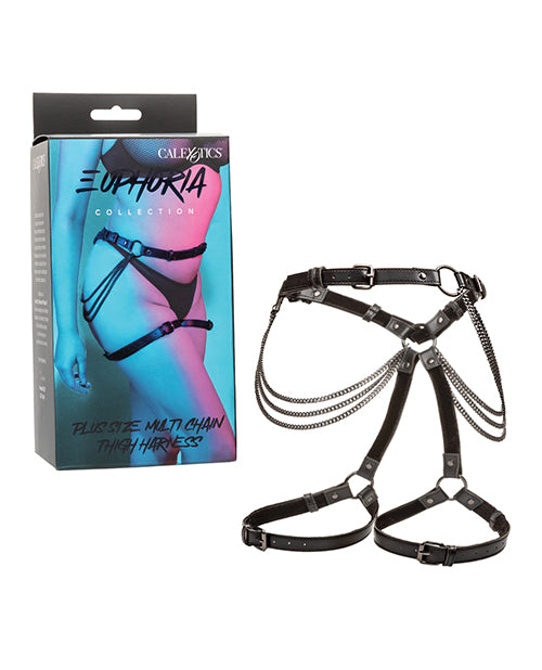 Euphoria Euphoria Collection Plus Size Multi Chain Thigh Harness