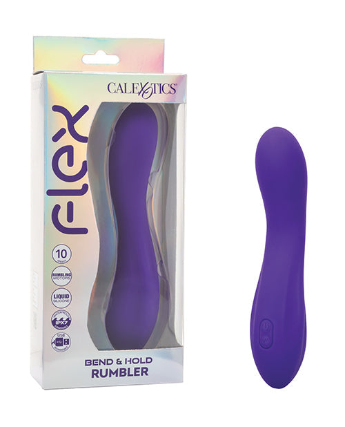 Flex Flex Bend & Hold Rumbler G-Spot Massager - Purple