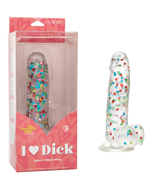 Naughty Bits Naughty Bits I Love Dick Heart Filled Dong - Multicolor