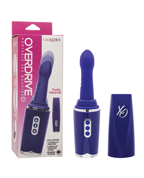 Overdrive Overdrive Travel Thruster Portable Sex Machine - Purple