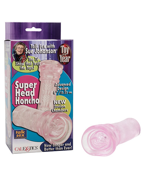 Sue Johanson's Royal Toy Line Sue Johanson Super Head Honcho - Pink