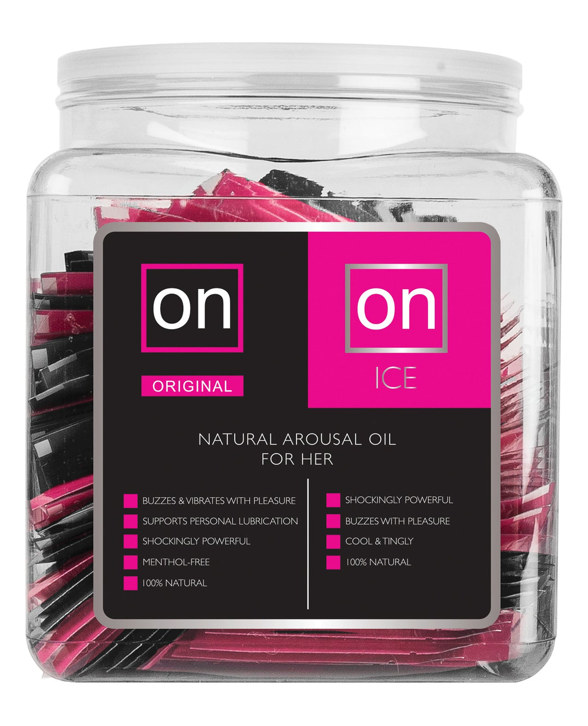 On ON for Her Arousal Gel Single Use Ampule Tub - Original & Ice Tub of 75