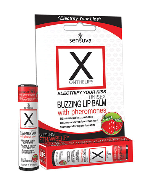 Sensuva Sensuva X on the Lips w/Pheromones - Strawberry