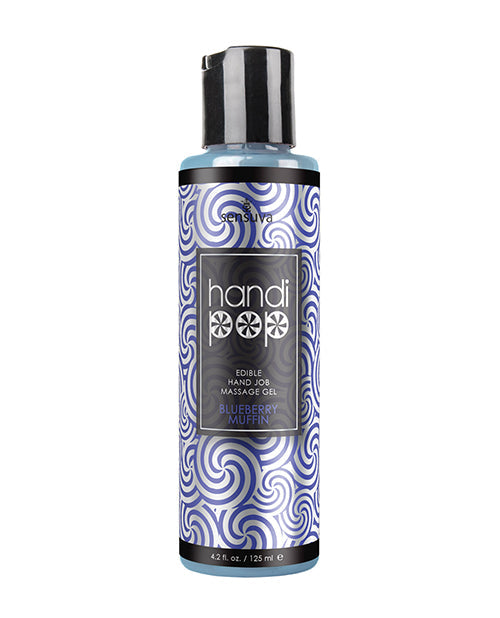 Handipop Handipop Hand Job Massage Gel - 4.2 oz Bottle Blueberry Muffin